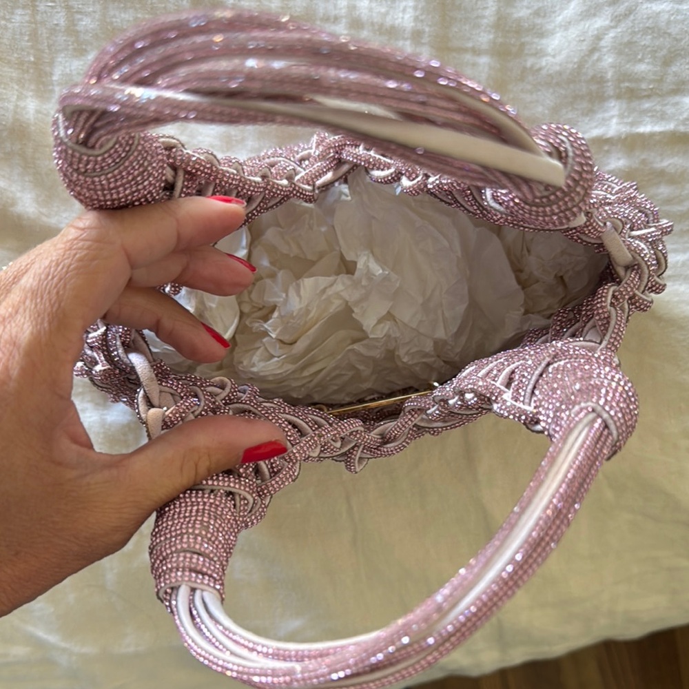 Hibourama Pink Crystal Handbag - Picture 4 of 7